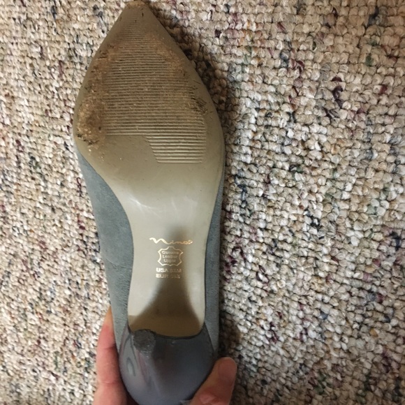 Grey Suede Pumps - Picture 3 of 6